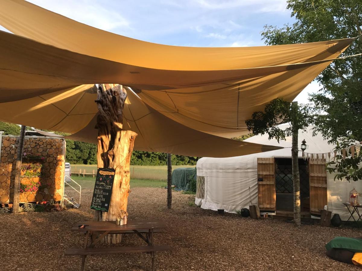 Plush Tents Yurt Village Chichester Luaran gambar